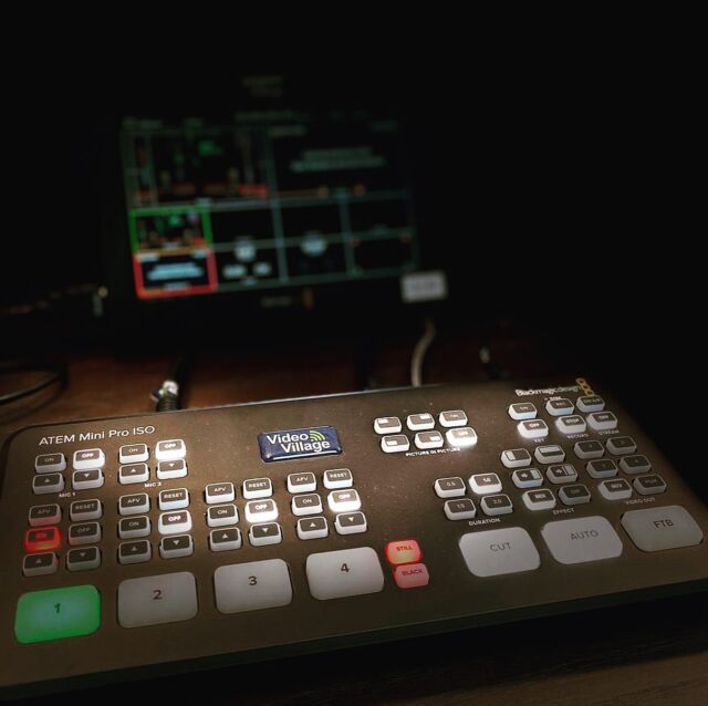 We finally got chance to road test the ATEM Mini Pro ISO on Friday, monitoring and recording using the Blackmagic Design Video Assist 4K for a low cost, portable Video Village set up 🎥 #atem #atemmini #atemminipro #atemminiproiso #video #videoassist #videoassist4k #blackmagic #blackmagicdesign #live #livestream #livestreaming #production #liveproduction
