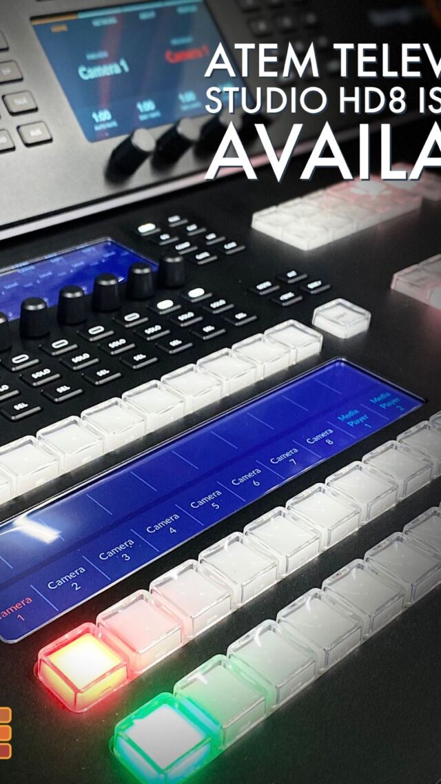 📣 NOW AVAILABLE TO HIRE 📣

Get your hands on the new #blackmagicdesign Television Studio HD8 ISO, fully loaded with 2TB of harddrive space.

Available at the introductory price of £125 per day throughout March, get in touch for availability.

@blackmagicnewsofficial @blackmagicdesign_news #live #livestream #livestreaming #visionmixer #production #liveproduction #televisionstudio #atem